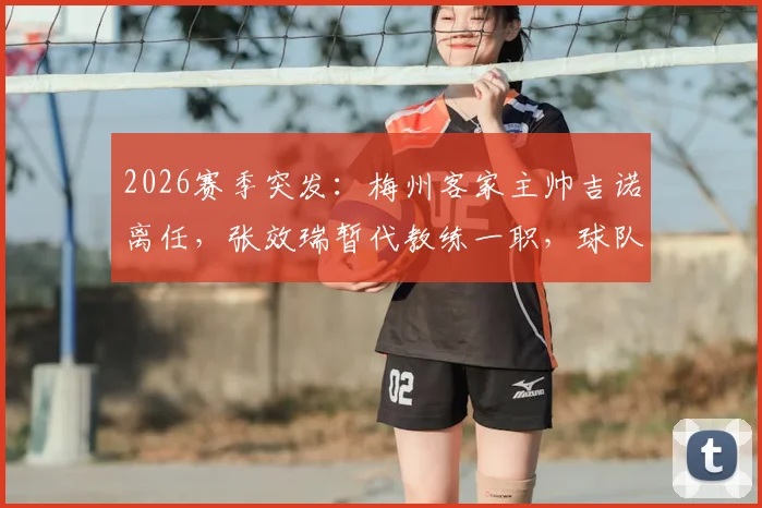 2026赛季突发：梅州客家主帅吉诺离任，张效瑞暂代教练一职，球队战术打法及新帅人选深度分析